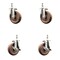 Service Caster 5 Inch 316SS High Temp Glass Filled Nylon 10mm Stem Caster Brakes SCC, 2PK SS316TS20S514-GFNSHT-M1015-2-TLB-2 - alternate 1
